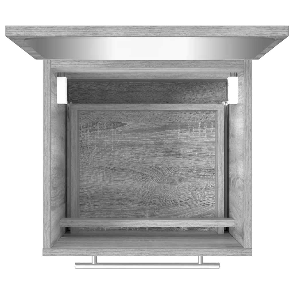 Ντουλάπι Μπάνιου με Καθρέφτη Γκρι Sonoma 41x38,5x48 εκ.