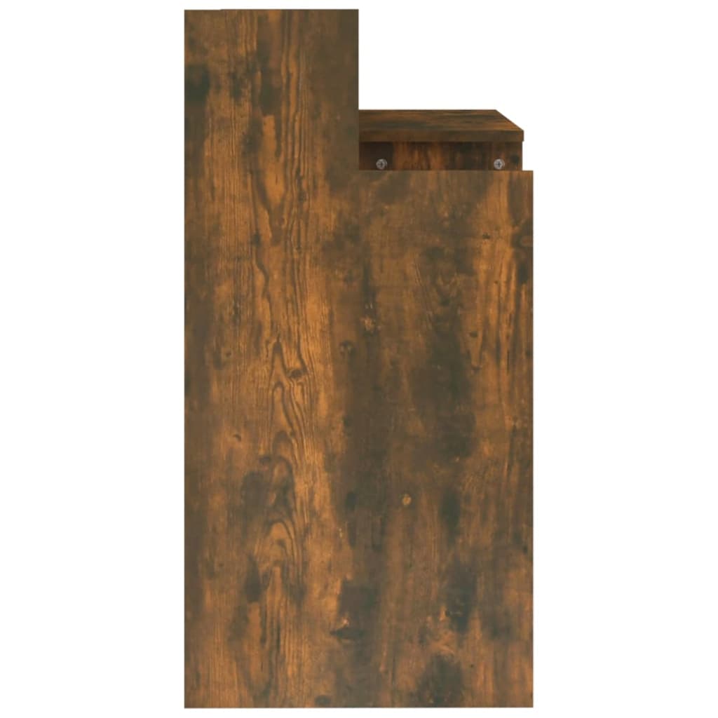 Γραφείο με LED Καπνιστή δρυς 97x45x90 εκ. Επεξεργ. Ξύλο - Pakobazaar