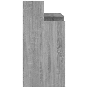 Γραφείο με LED Γκρι Sonoma 97x45x90 εκ. Επεξεργ. Ξύλο - Pakobazaar