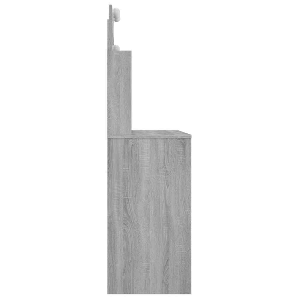 Μπουντουάρ με LED Γκρι Sonoma 96x40x142 εκ.