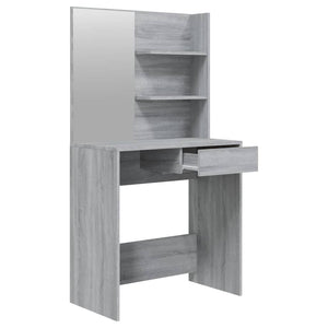 Μπουντουάρ με Καθρέφτη Γκρι Sonoma 74,5x40x141 εκ. - Pakobazaar