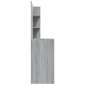 Μπουντουάρ με Καθρέφτη Γκρι Sonoma 74,5x40x141 εκ. - Pakobazaar
