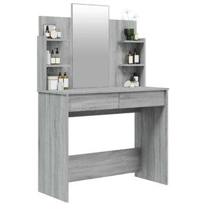 Μπουντουάρ με Καθρέφτη Γκρι Sonoma 96 x 40 x 142 εκ.
