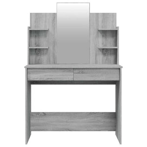 Μπουντουάρ με Καθρέφτη Γκρι Sonoma 96 x 40 x 142 εκ.