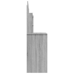 Μπουντουάρ με Καθρέφτη Γκρι Sonoma 96 x 40 x 142 εκ.