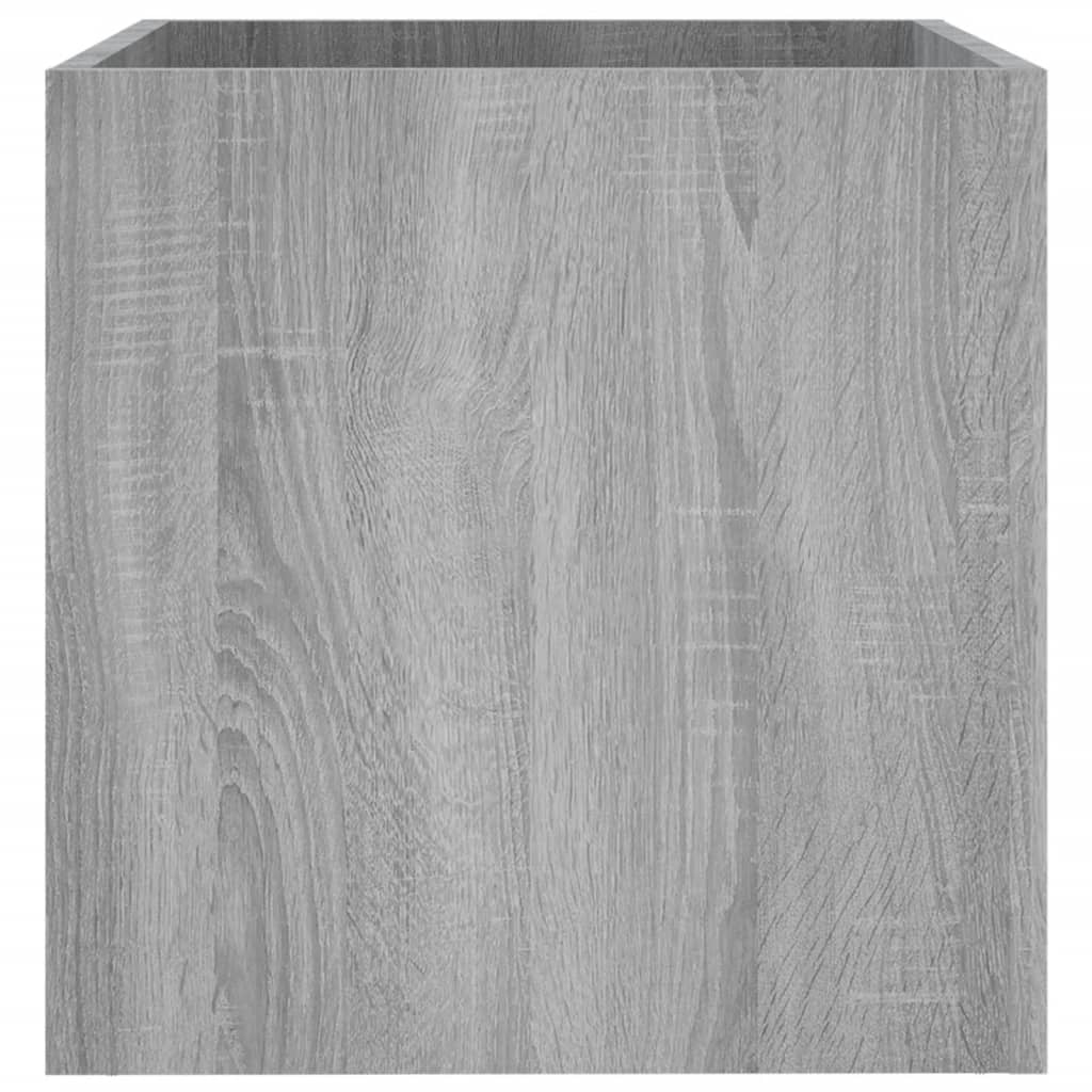 Ζαρντινιέρα Γκρι sonoma 40 x 40 x 40 εκ. από Επεξεργασμένο Ξύλο - Pakobazaar