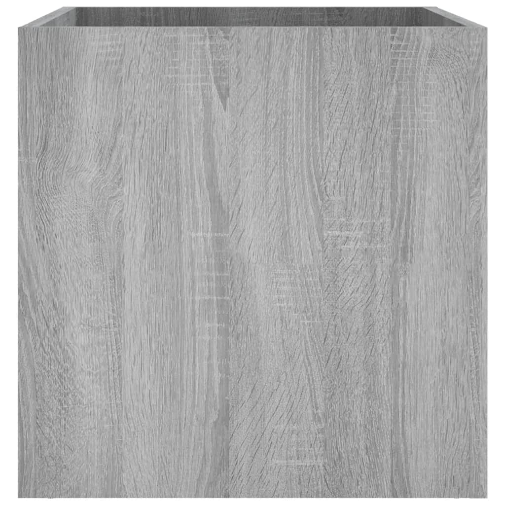 Ζαρντινιέρα Γκρι sonoma 40 x 40 x 40 εκ. από Επεξεργασμένο Ξύλο - Pakobazaar