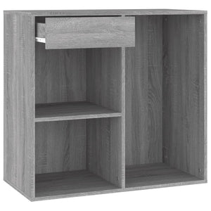 Ντουλάπι Καλλυντικών Γκρι Sonoma 80x40x75 εκ. από Επεξεργ. ξύλο