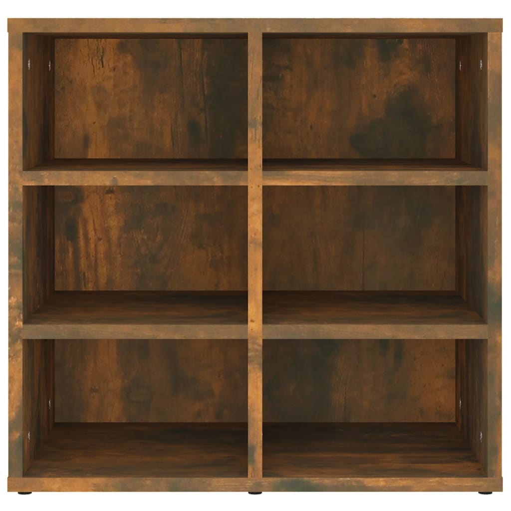 Παπουτσοθήκη 2 τεμ. Καπνιστή Δρυς 52,5 x 30 x 50 εκ.