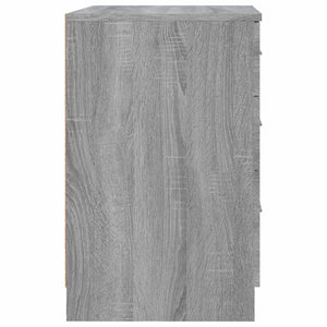 Κομοδίνο Γκρι Sonoma 40 x 40 x 63 εκ. από Επεξεργασμένο Ξύλο