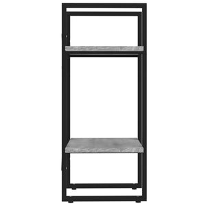 Βιβλιοθήκη με 2 Ράφια Γκρι Sonoma 40x30x70 εκ. Επεξεργ. Ξύλο