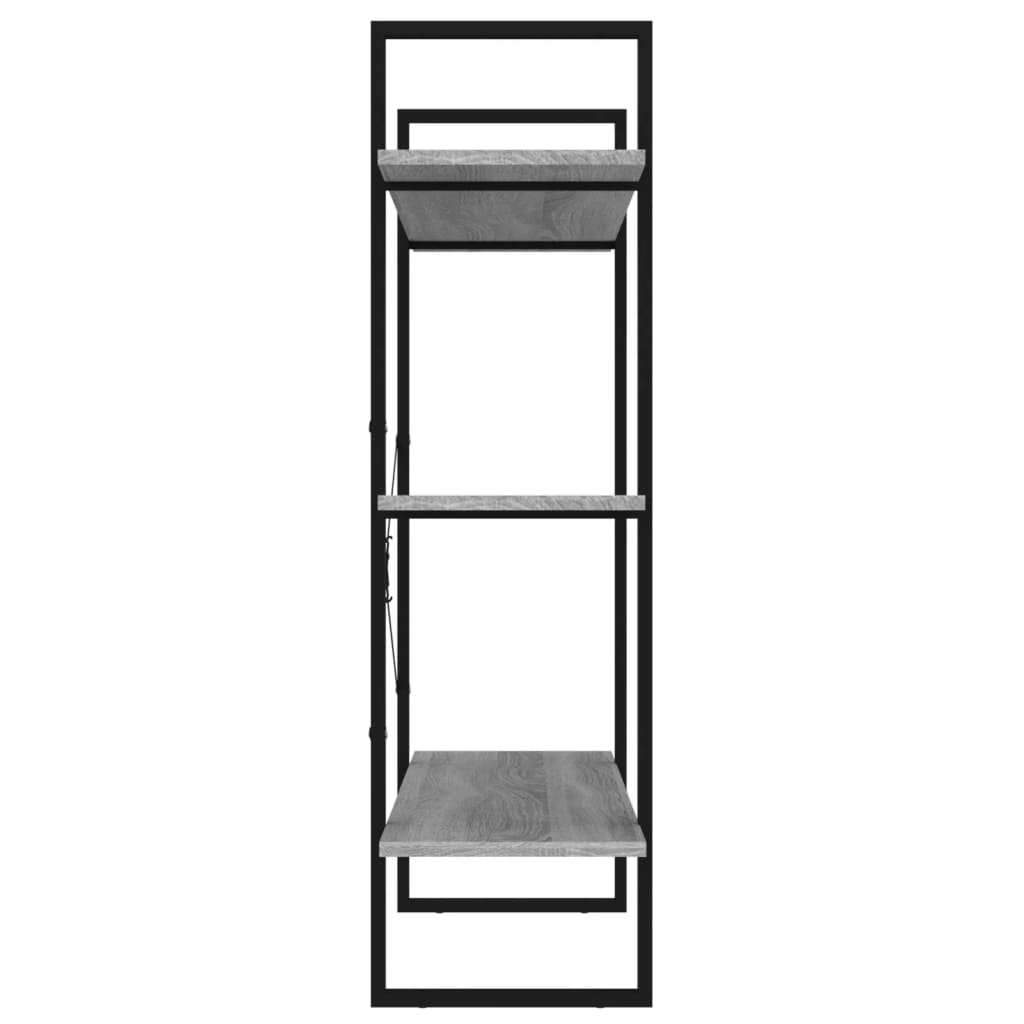 Βιβλιοθήκη Γκρι Sonoma 100x30x105 εκ. από Επεξεργασμένο Ξύλο