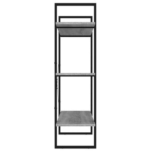 Βιβλιοθήκη Γκρι Sonoma 100x30x105 εκ. από Επεξεργασμένο Ξύλο