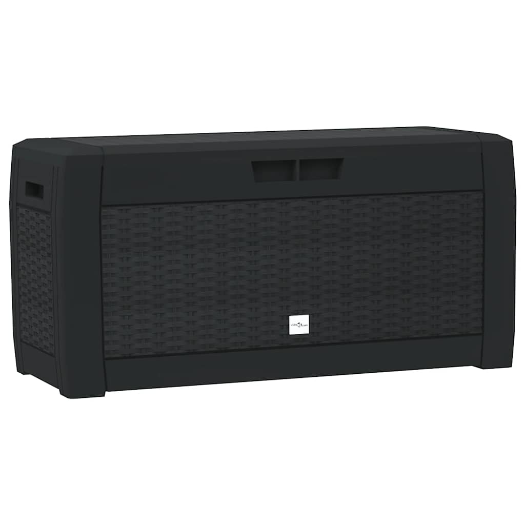 Μπαούλο Αποθήκευσης Κήπου Ανθρακί 119x48x60 εκ. απο Πολυπ/λένιο - PAKOBAZAAR