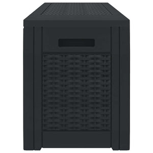 Μπαούλο Αποθήκευσης Κήπου Ανθρακί 119x48x60 εκ. απο Πολυπ/λένιο - PAKOBAZAAR