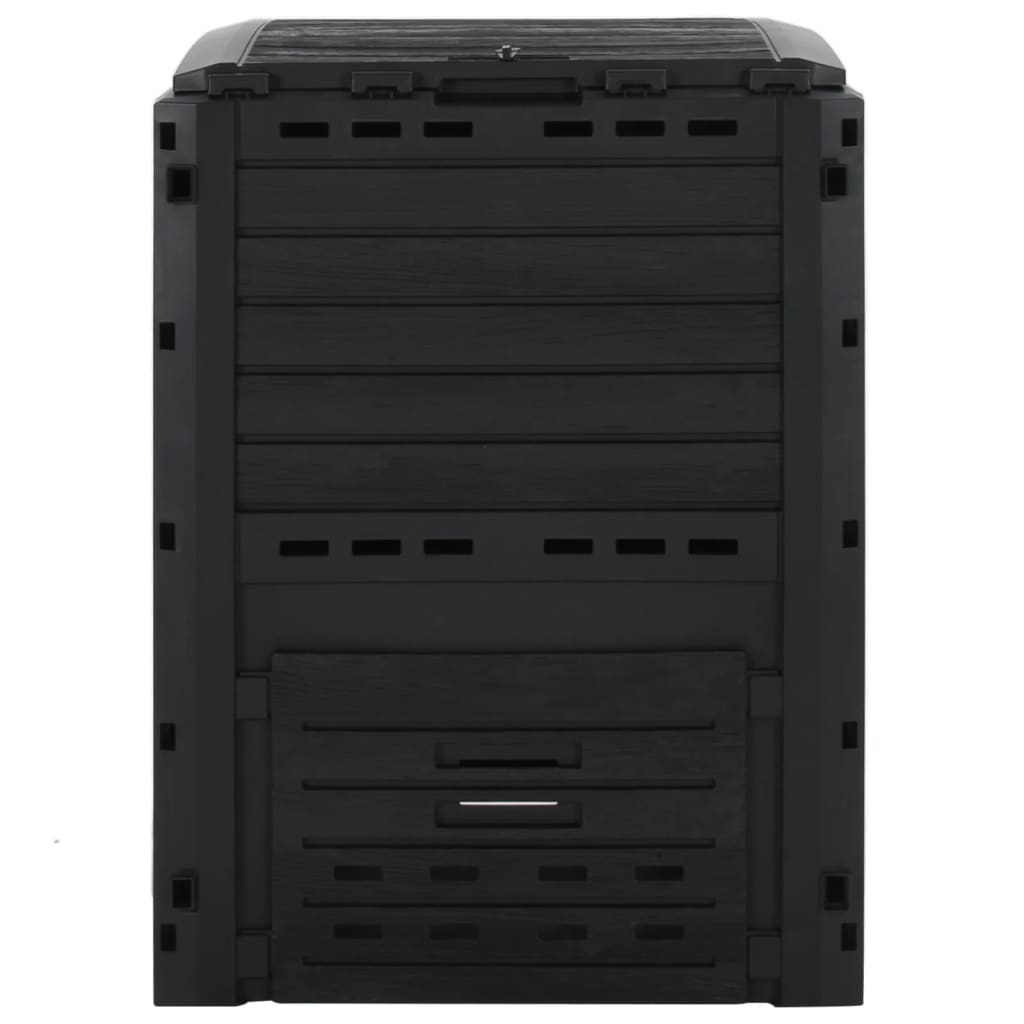 Κομποστοποιητής Κήπου Μαύρος 280 Λίτρων από Πολυπροπυλένιο - PAKOBAZAAR