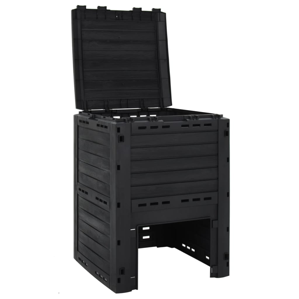 Κομποστοποιητής Κήπου Μαύρος 280 Λίτρων από Πολυπροπυλένιο - PAKOBAZAAR