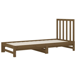 Καναπές Κρεβάτι Συρόμενος Μελί 2x(90x200) εκ. από Μασίφ Πεύκο