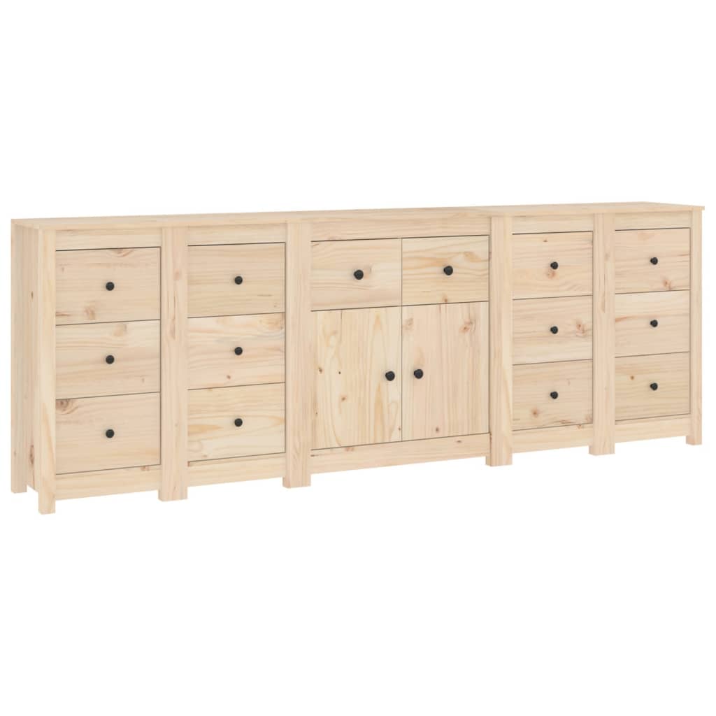 Συρταριέρα 230x35x80 εκ. από Μασίφ Ξύλο Πεύκου - Pakobazaar