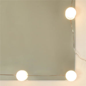 Μπουντουάρ Σετ με LED Sonoma Δρυς από Επεξεργασμένο Ξύλο - Pakobazaar
