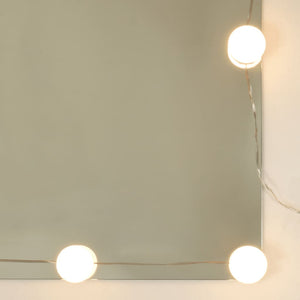 Μπουντουάρ Σετ με LED Sonoma Δρυς από Επεξεργασμένο Ξύλο - Pakobazaar