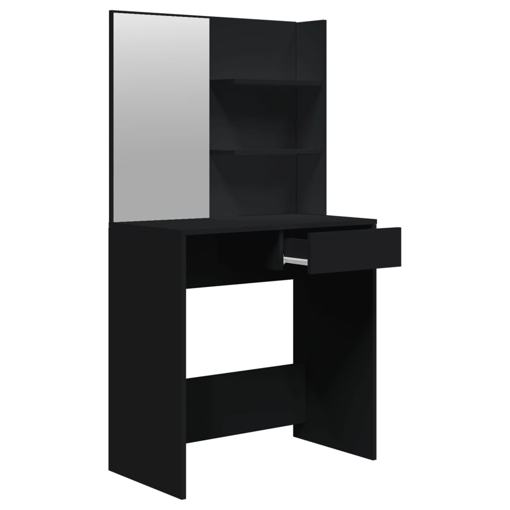 Μπουντουάρ Σετ Μαύρο 74,5 x 40 x 141 εκ. - PAKOBAZAAR