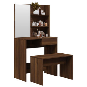 Μπουντουάρ Σετ Καφέ Δρυς 74,5 x 40 x 141 εκ. - Pakobazaar
