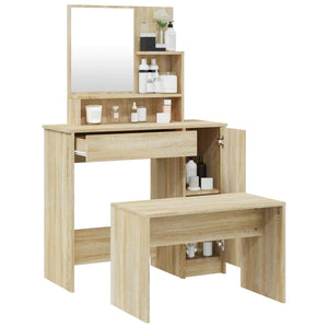 Μπουντουάρ Σετ Sonoma Δρυς 86,5x35x136 εκ. - PAKOBAZAAR