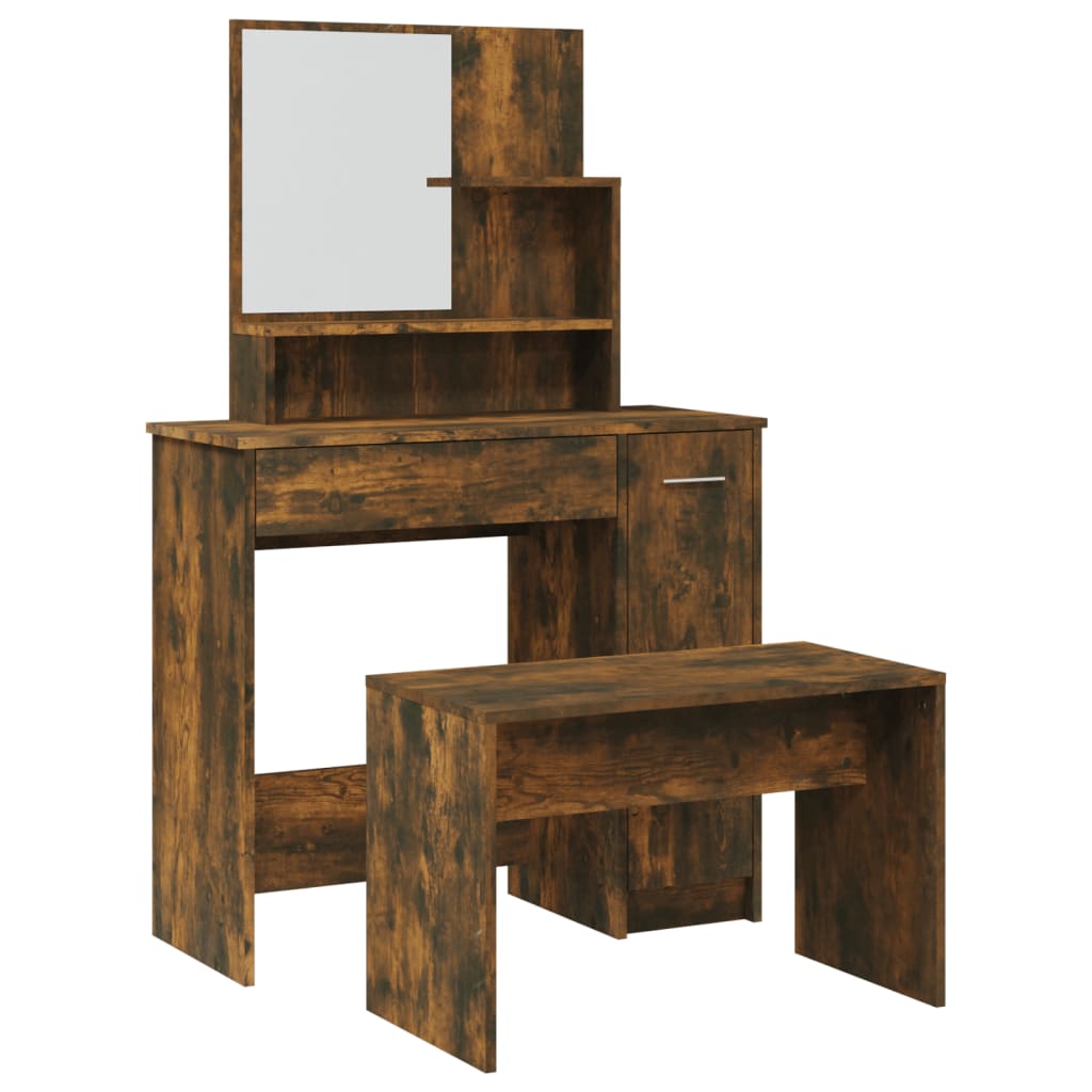Μπουντουάρ Σετ Καπνιστή Δρυς 86,5 x 35 x 136 εκ. - PAKOBAZAAR