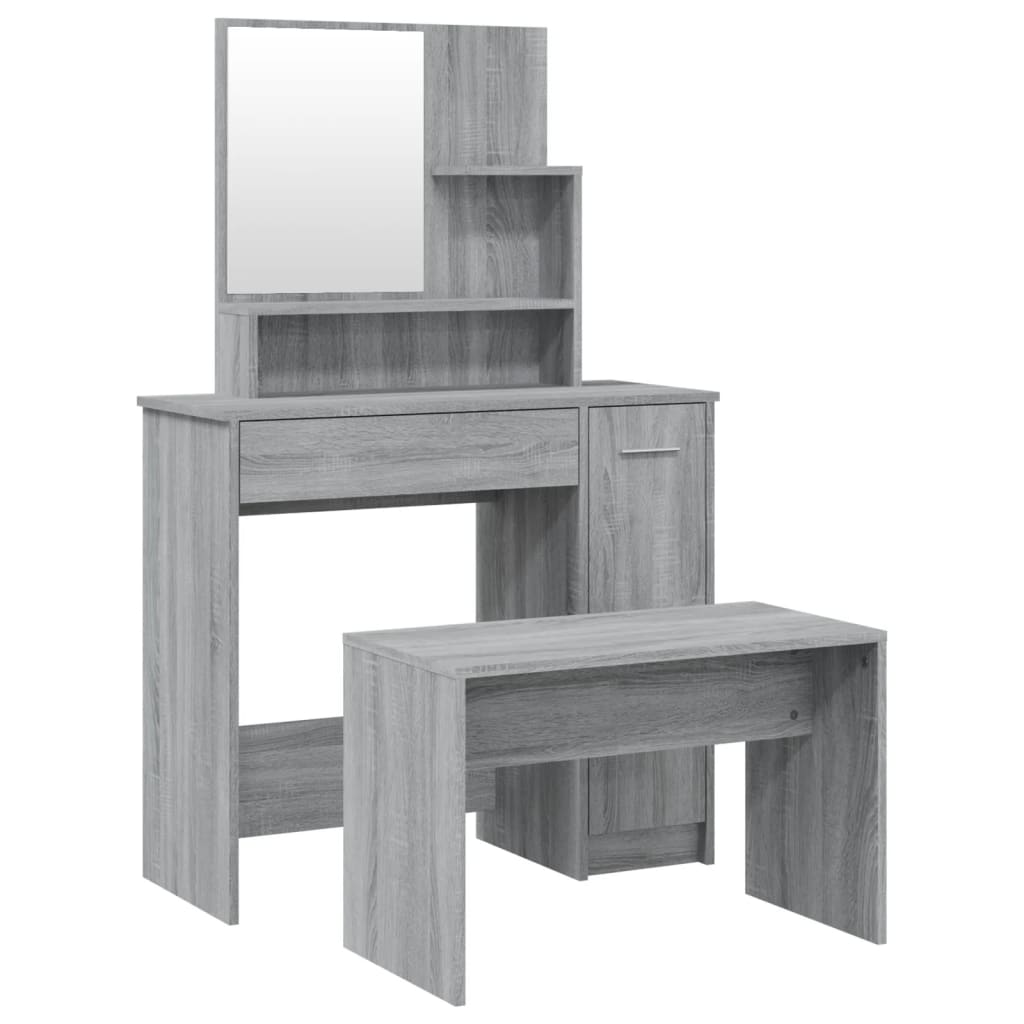 Μπουντουάρ Σετ Γκρι Sonoma 86,5x35x136 εκ. - PAKOBAZAAR