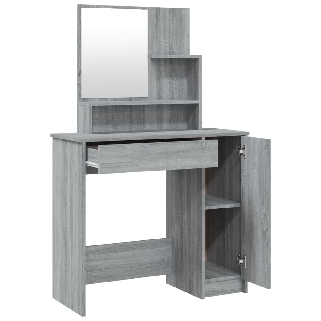 Μπουντουάρ Σετ Γκρι Sonoma 86,5x35x136 εκ. - PAKOBAZAAR