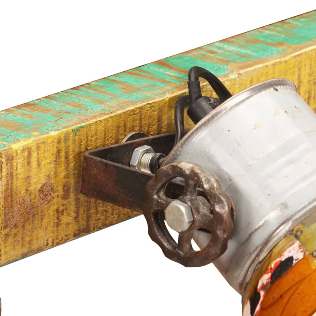 Φωτιστικό Επιτοίχιο Industrial Πολύχρωμο 90 x 25 εκ. Ε27 - Pakobazaar