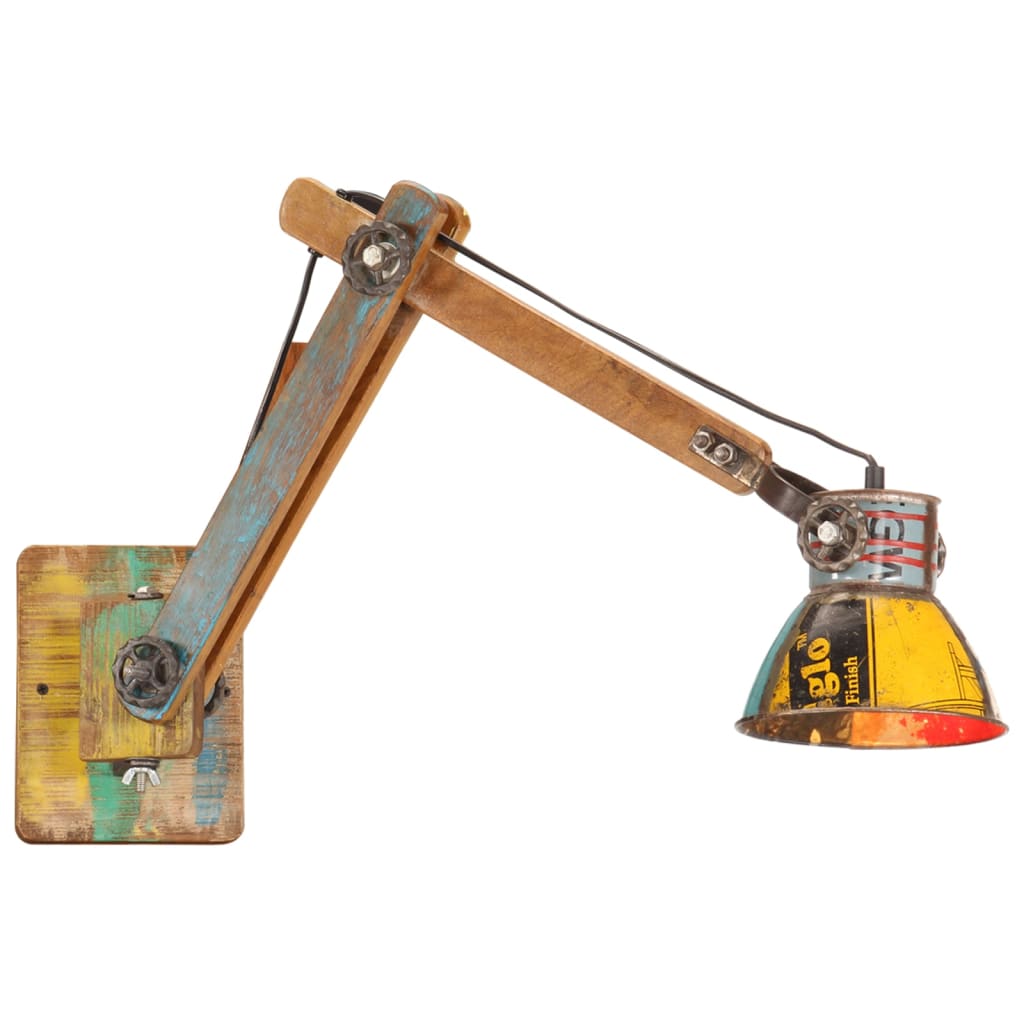 Φωτιστικό Τοίχου Industrial Πολύχρωμο Στρογγυλό E27 - Pakobazaar