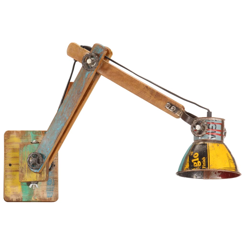 Φωτιστικό Τοίχου Industrial Πολύχρωμο Στρογγυλό E27 - Pakobazaar