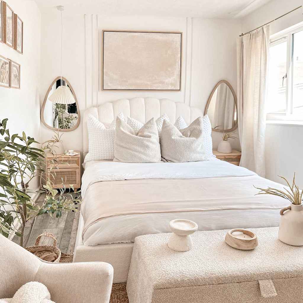 Κομοδίνα 2 τεμ. Καφέ από Μασίφ Ξύλο Πεύκου και Φυσικό Ρατάν - Pakobazaar