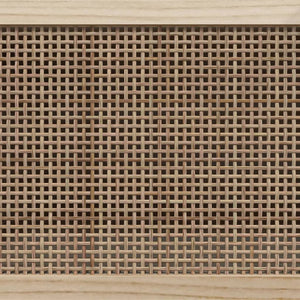 Ντουλάπι Λευκό 60 x 30 x 70 εκ. από Μασίφ Πεύκο & Φυσικό Ρατάν