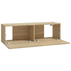 Έπιπλα Τηλεόρασης 4 τεμ. Sonoma Δρυς 100 x 30 x 30εκ. - PAKOBAZAAR