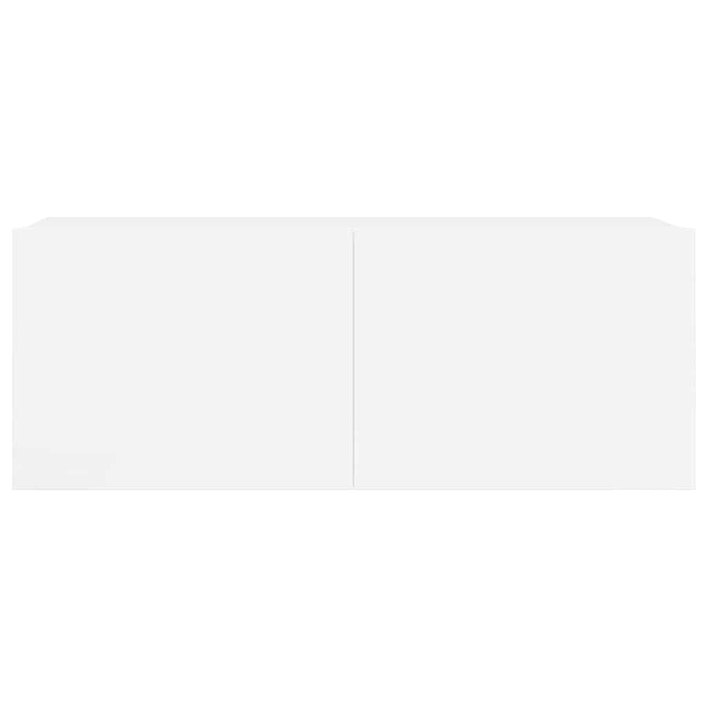 Σετ Επίπλου Τηλεόρασης 5 Τεμαχίων Λευκό από Επεξεργασμένο Ξύλο - PAKOBAZAAR