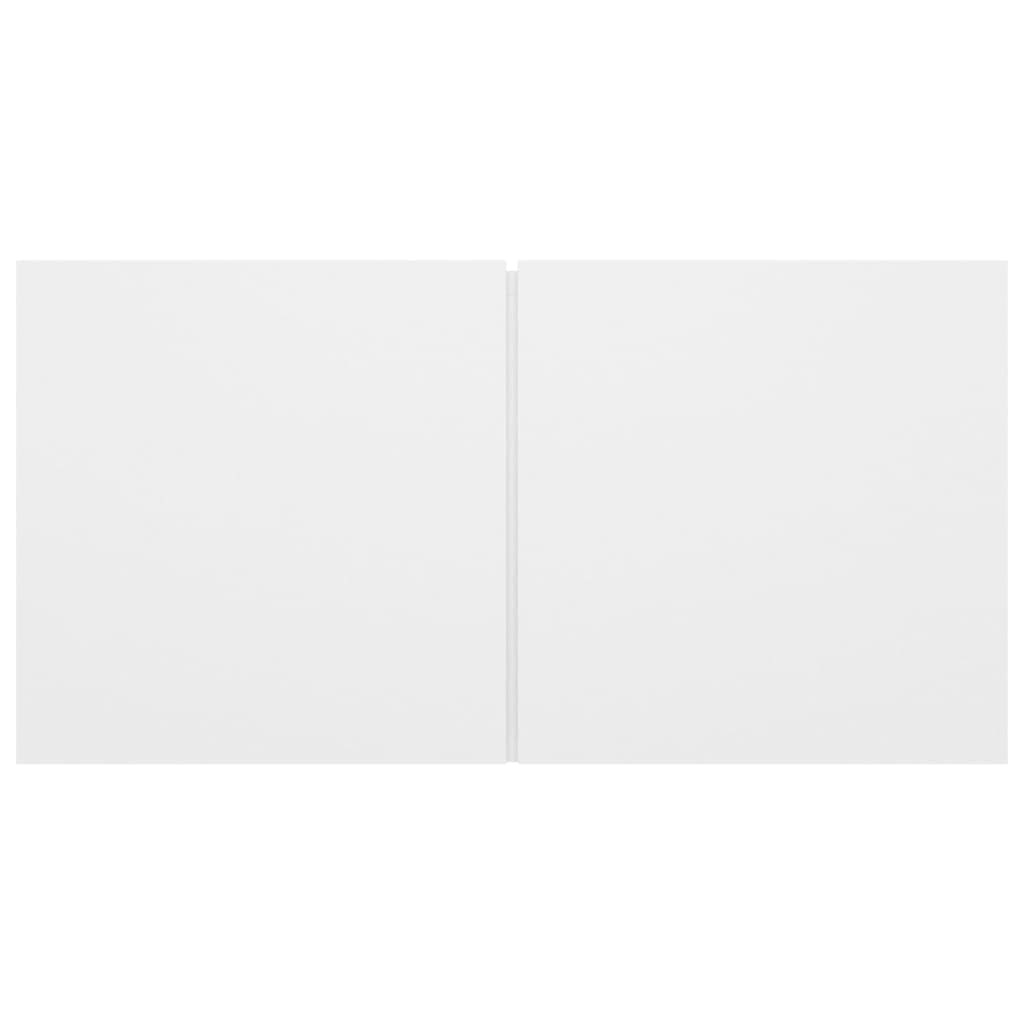 Σετ Επίπλου Τηλεόρασης 4 Τεμαχίων Λευκό από Επεξεργασμένο Ξύλο - PAKOBAZAAR