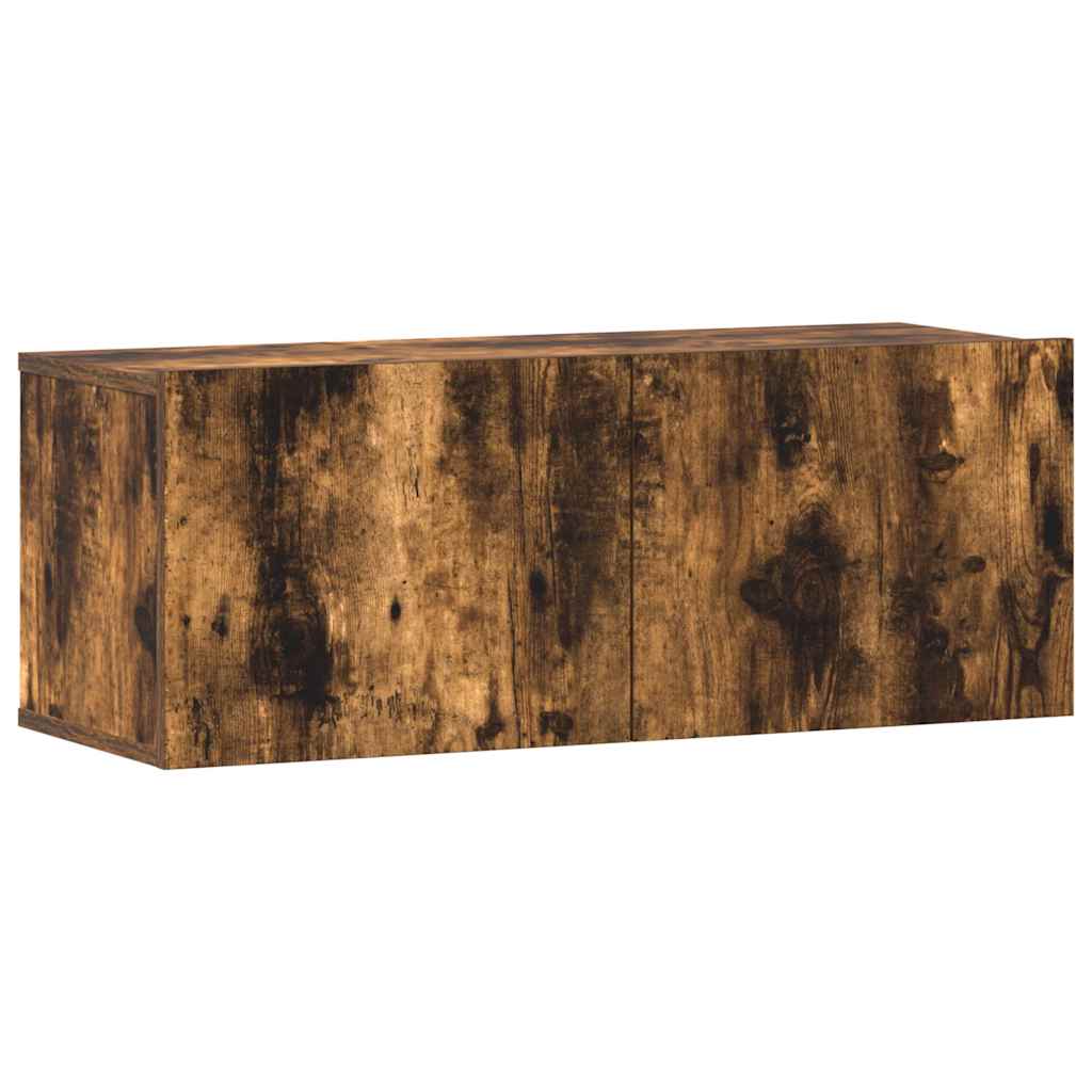 Σετ Επίπλων Τηλεόρασης 3 Τεμαχίων Καπνιστή δρυς Επεξ. Ξύλο - PAKOBAZAAR