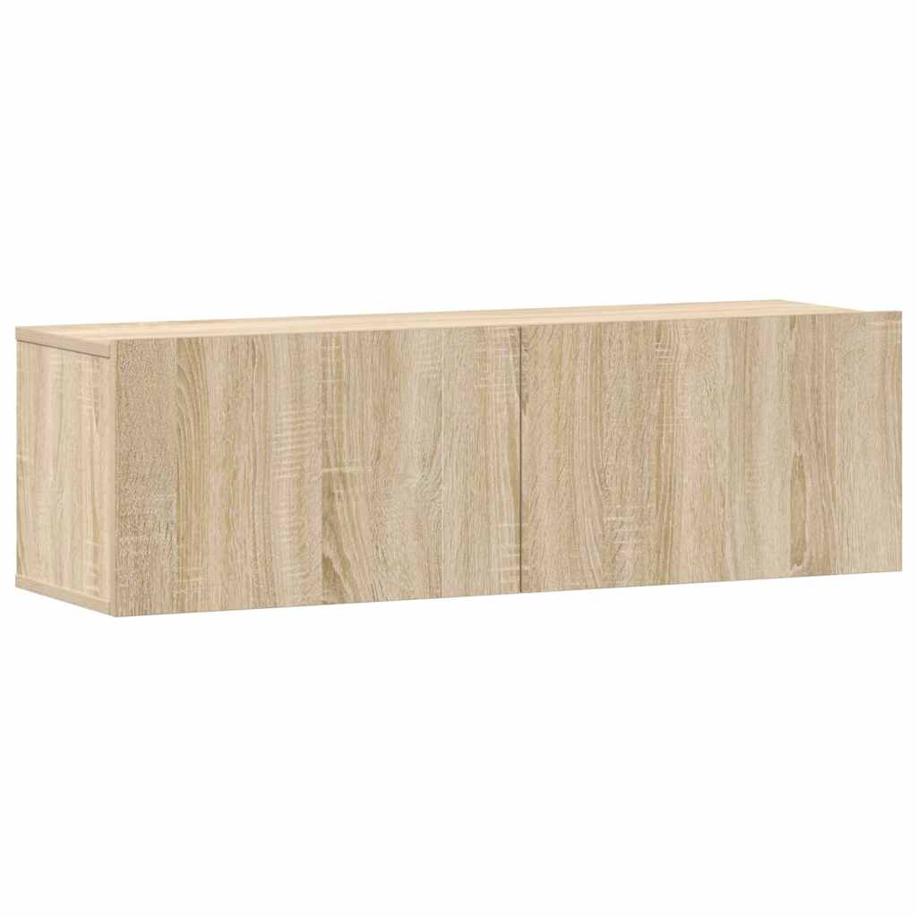 Σετ Επίπλων Τηλεόρασης 3 Τεμαχίων Sonoma Δρυς Επεξ. Ξύλο - PAKOBAZAAR