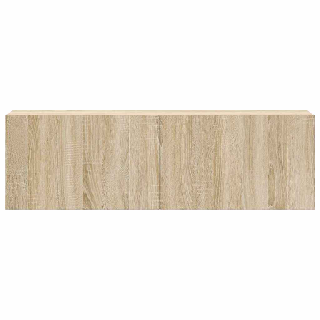 Σετ Επίπλων Τηλεόρασης 3 Τεμαχίων Sonoma Δρυς Επεξ. Ξύλο - PAKOBAZAAR