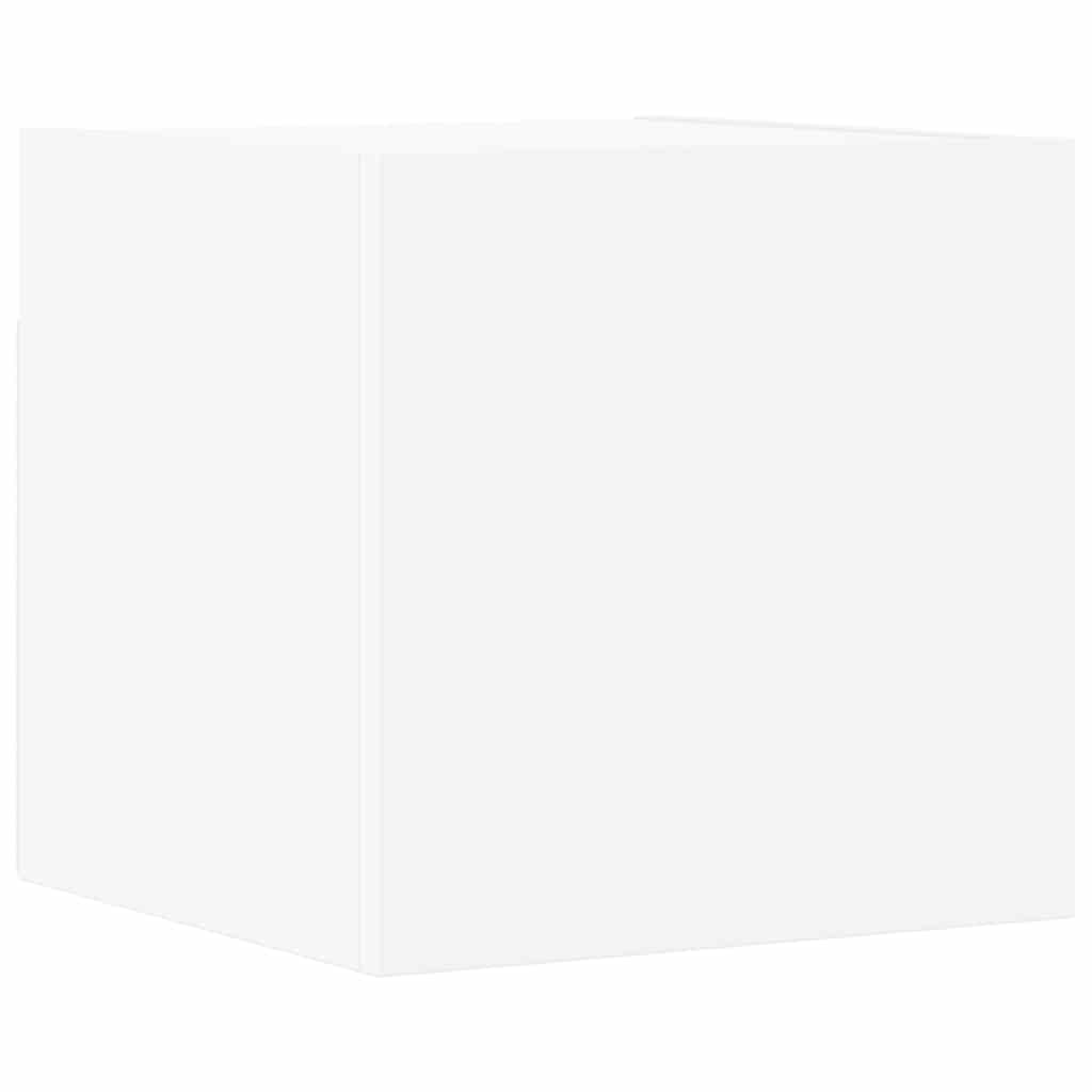 Σετ Επίπλων Τηλεόρασης 7 Τεμαχίων Λευκό από Επεξεργασμένο Ξύλο - PAKOBAZAAR