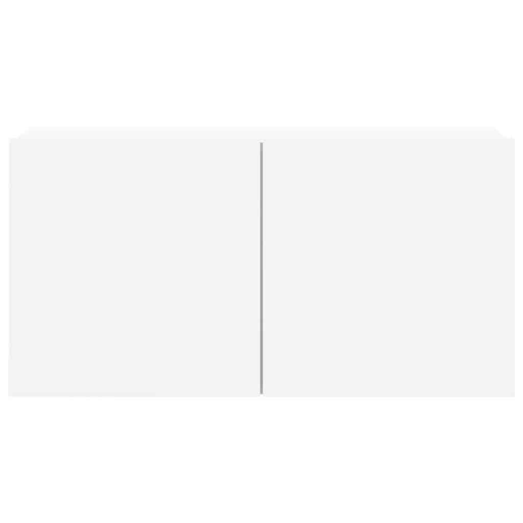 Σετ Επίπλων Τηλεόρασης 7 Τεμαχίων Λευκό από Επεξεργασμένο Ξύλο - PAKOBAZAAR