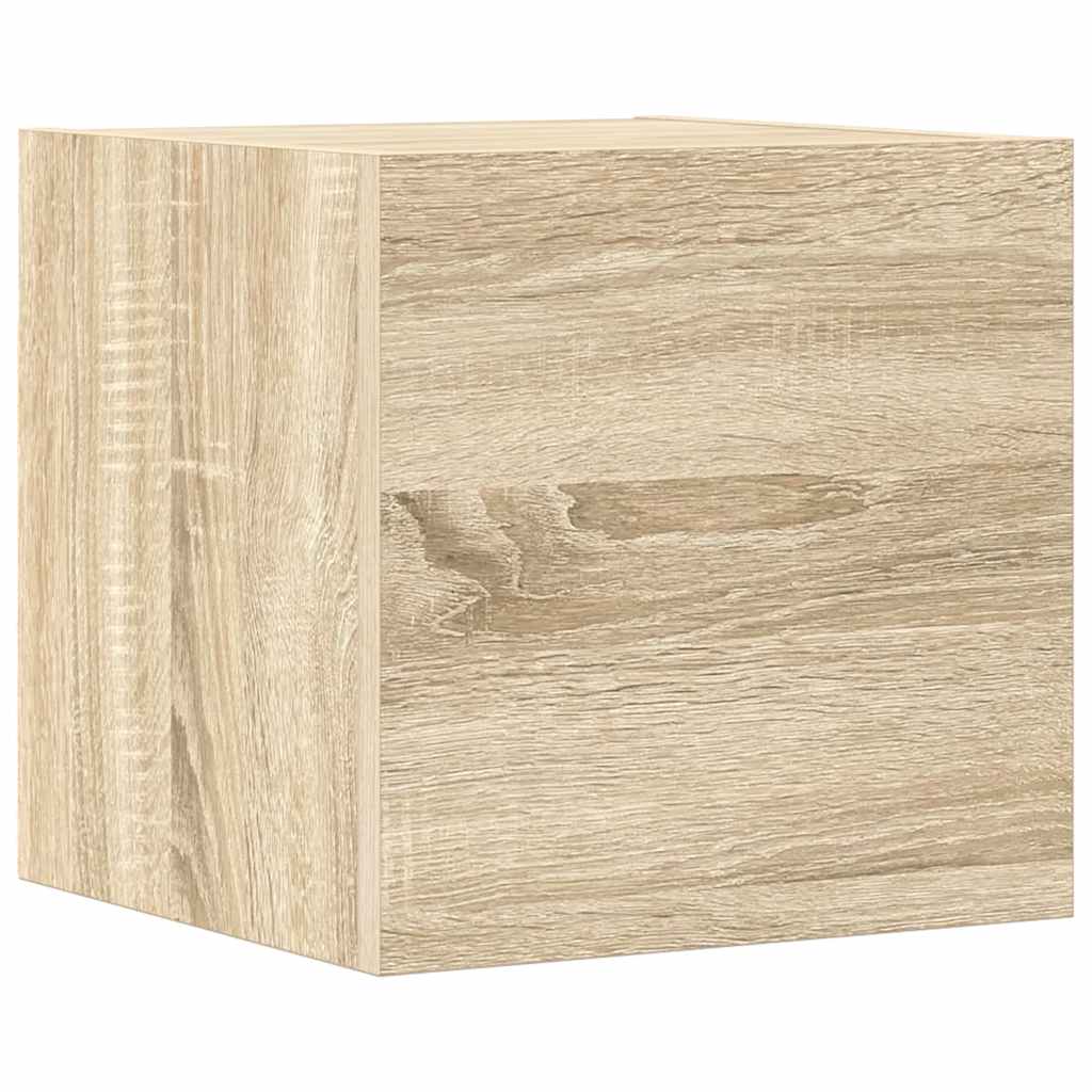 Σετ Επίπλων Τηλεόρασης 7 Τεμαχίων Sonoma Δρυς Επεξ. Ξύλο