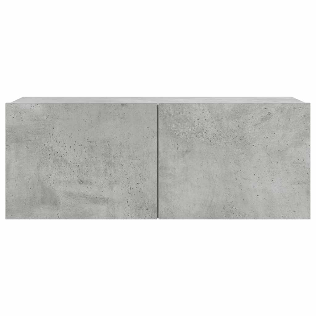 Σετ Επίπλων Τηλεόρασης 7 Τεμαχίων Γκρι Σκυρ. Επεξεργασμένο Ξύλο - PAKOBAZAAR