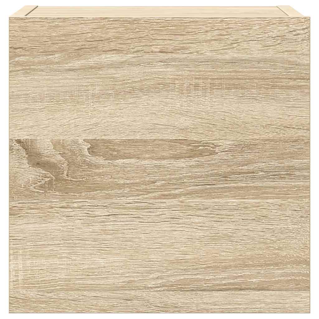 Σετ Επίπλων Τηλεόρασης 7 Τεμαχίων Sonoma Δρυς Επεξ. Ξύλο - PAKOBAZAAR