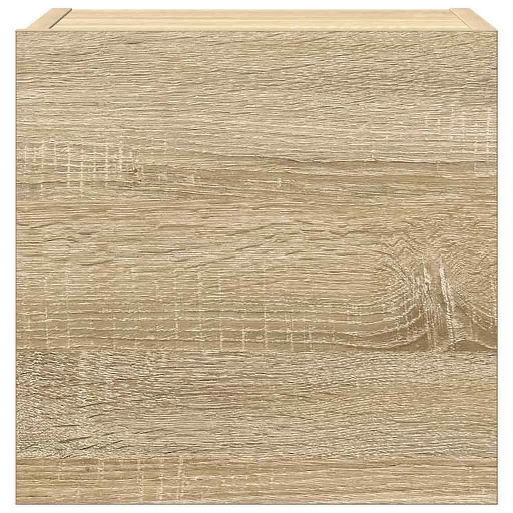 Σετ Επίπλων Τηλεόρασης 7 Τεμαχίων Sonoma Δρυς Επεξ. Ξύλο - PAKOBAZAAR