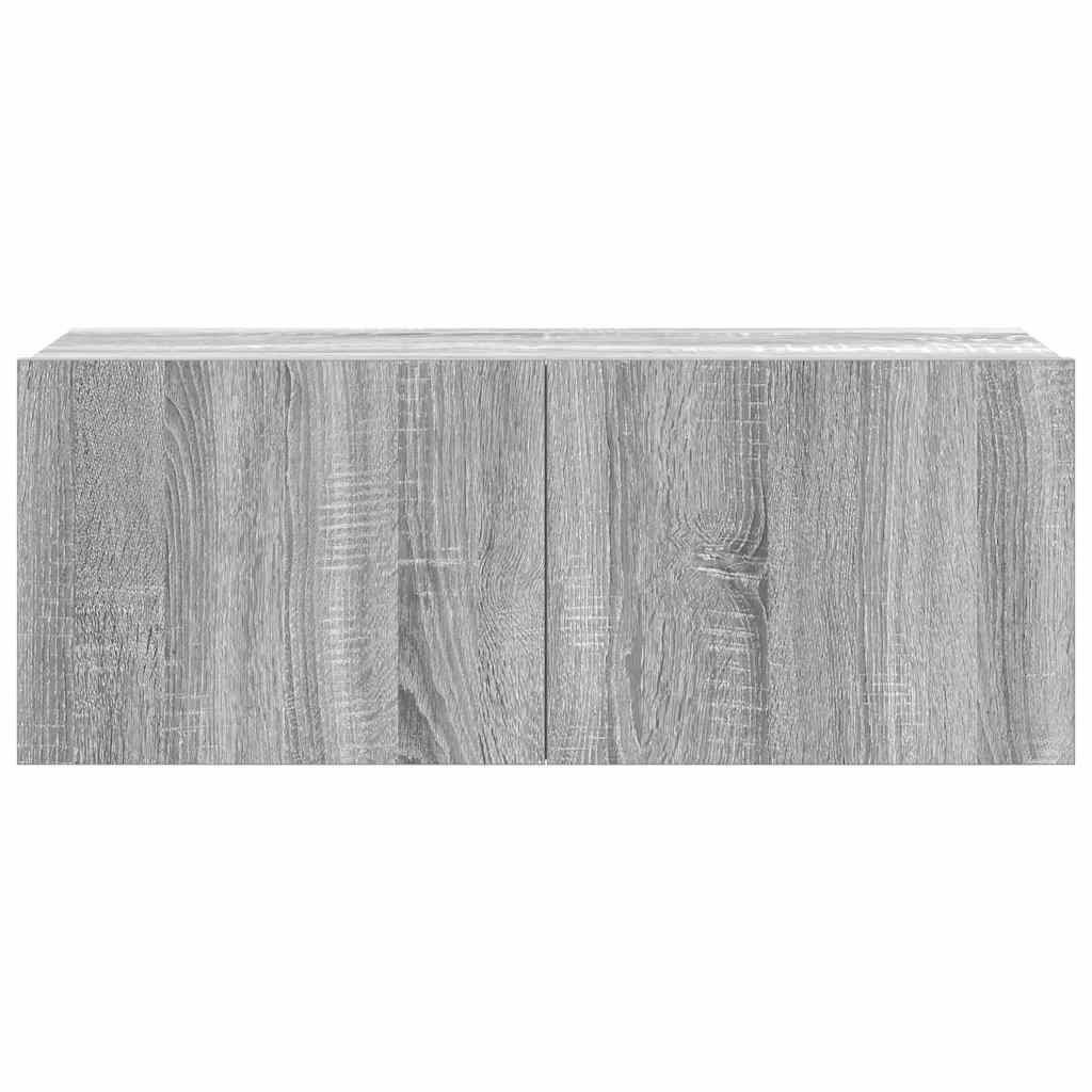 Σετ Επίπλων Τηλεόρασης 7 Τεμ. Γκρι Sonoma Επεξεργασμένο Ξύλο - PAKOBAZAAR