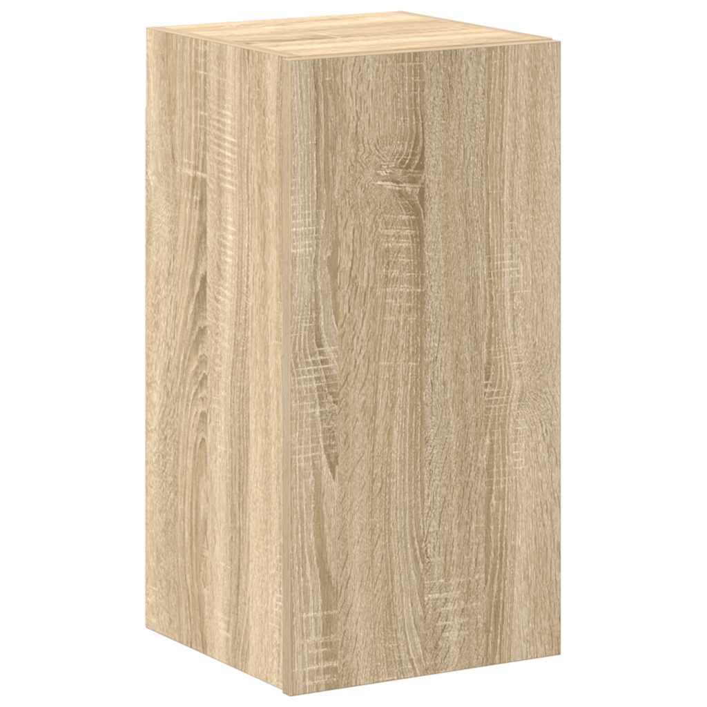 Σετ Επίπλων Τηλεόρασης 4 Τεμαχίων Sonoma Δρυς Επεξ. Ξύλο - PAKOBAZAAR